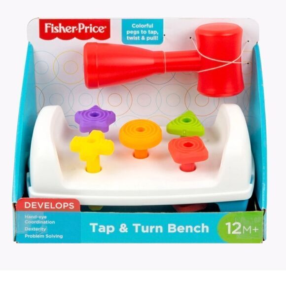 Fisher Price Tap & Turn Bench NEW in Box - Picture 1 of 2